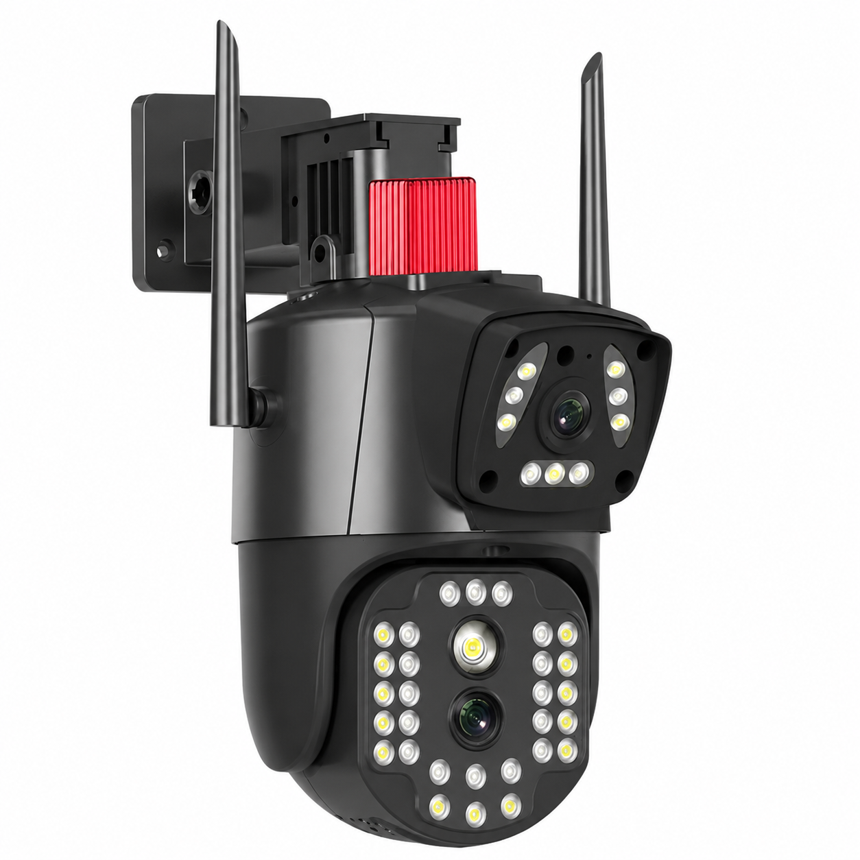 PTZ Wifi Dual Outdoor Camera | A28-Dual Lens Camera