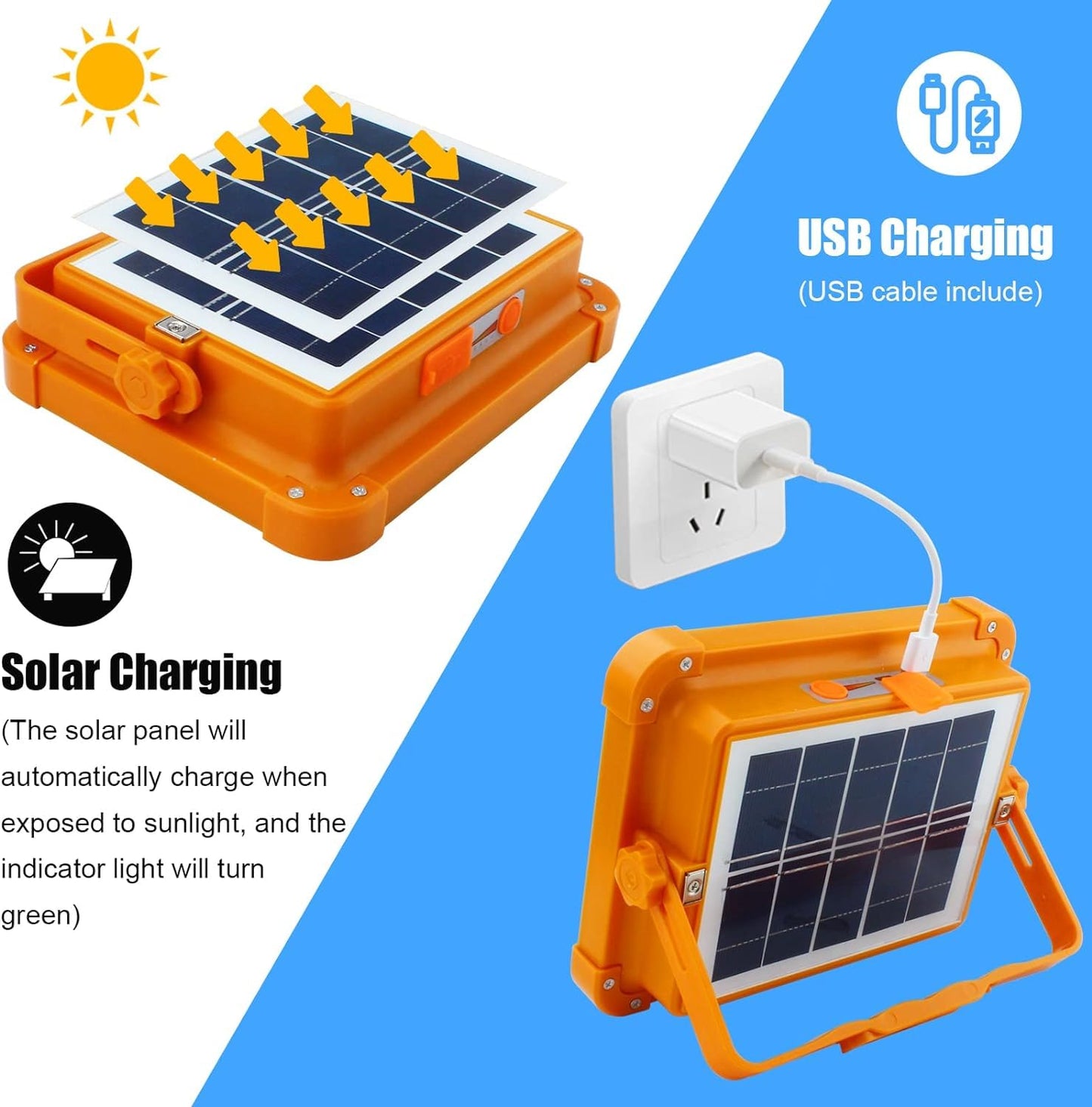 Solar Flood Light 400 Watt | IP 66 - Rechargeable Solar Light