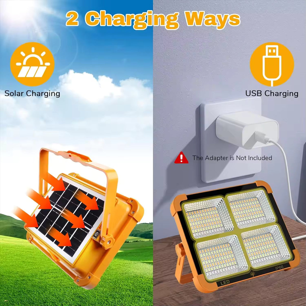 Ip Solar Light Solar Flood Light 400 Watt | IP 66 - Rechargeable Solar Light – The ...