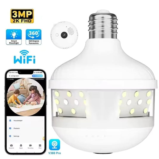 Wifi Fisheye Panorama Camera 1080P 5MP  | 360 Degree Panoramic Fisheye IP Night Vision camera