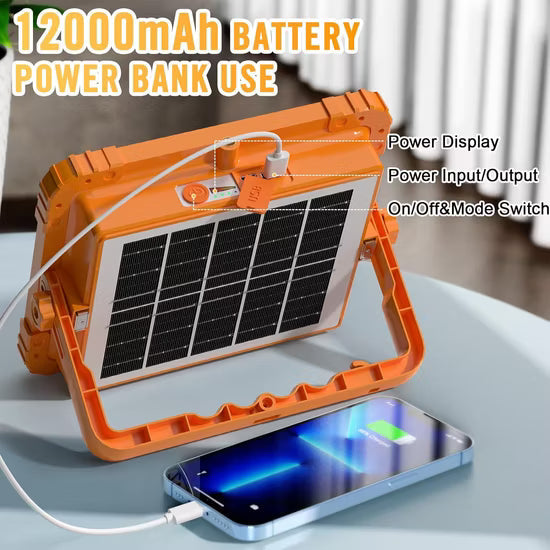 Solar Flood Light 400 Watt | IP 66 - Rechargeable Solar Light
