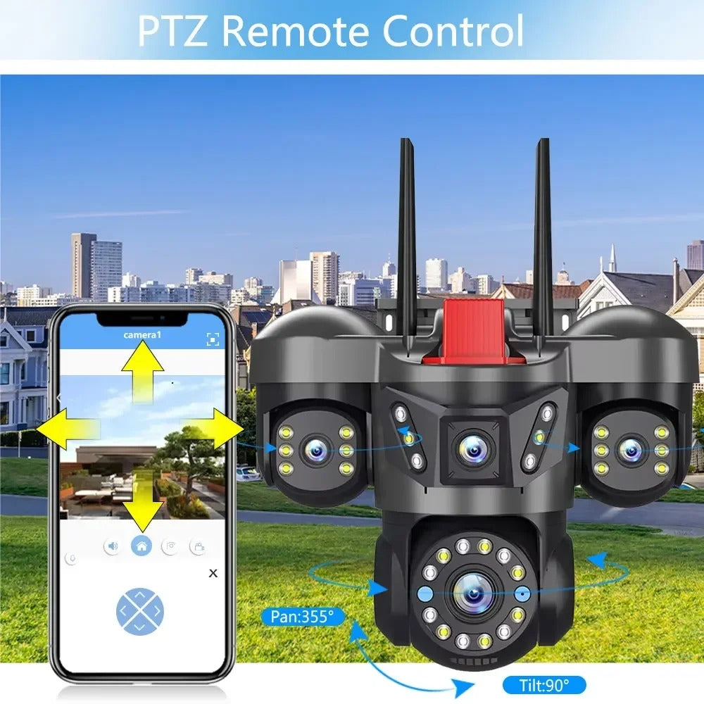 Triple Lens Outdoor Camera